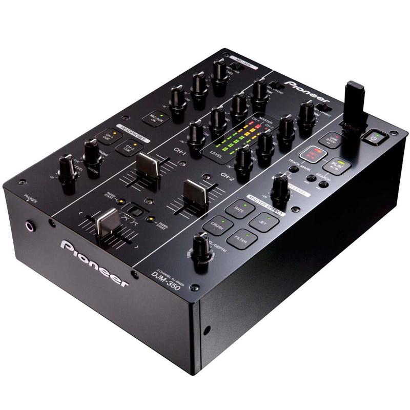 DJM350 - Mixer DJ 2 Canais c/ USB DJM 350 Preto - Pioneer